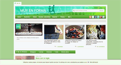 Desktop Screenshot of muyenforma.com