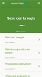 Mobile Screenshot of muyenforma.com